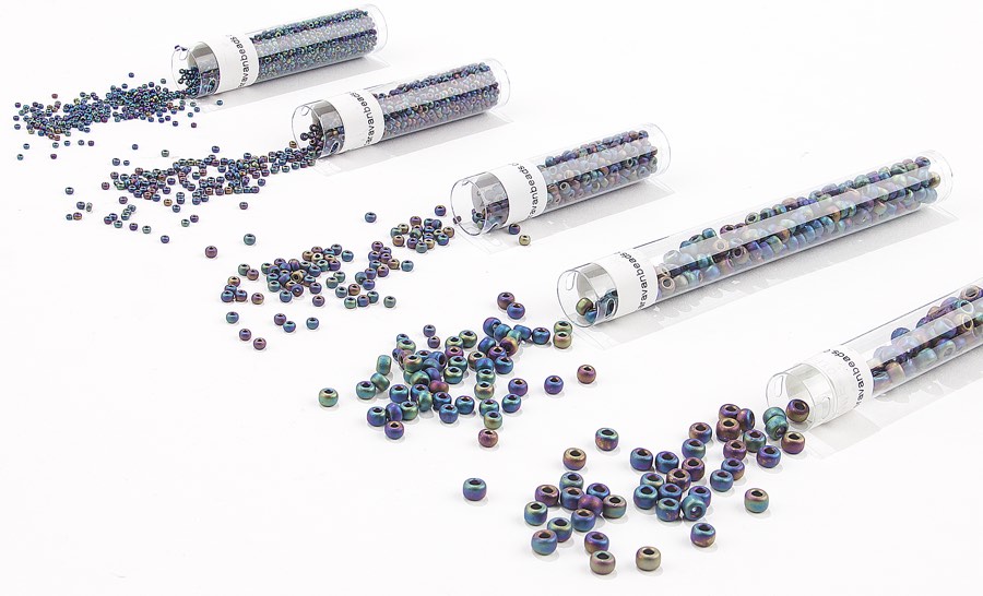 Sizes of Japanese seed beads